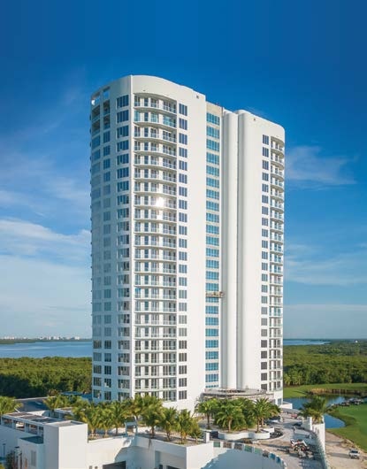 Completed Omega at Bonita Bay exterior